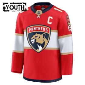 Børn NHL Florida Panthers Trøje 2024-25 Fanatics Premium Aleksander Barkov Rød Hjemme